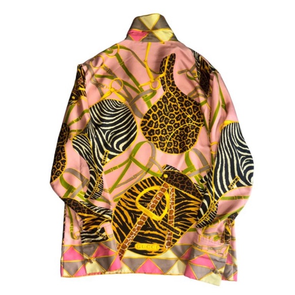 GICCI SILK SHIRT - Picture 2 of 3